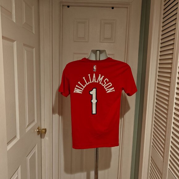 New Orleans Pelicans Zion Williamson Nike NBA Shirt Red Men's S Basketball - Picture 7 of 14